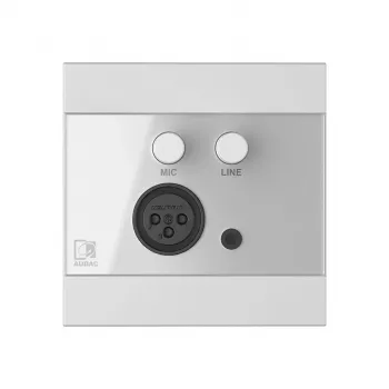 AUDAC WP205/W Wandplatte / Schalterabdeckung Weiß