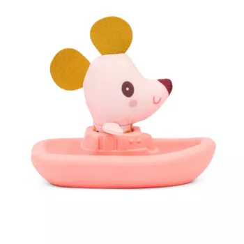 Lilliputiens Badespielzeug Boot mit Nina der Maus Plüsch 6m+