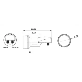 Inverto Wideband LNB Konverter 2 Ausgänge 10,7-12,75 GHz