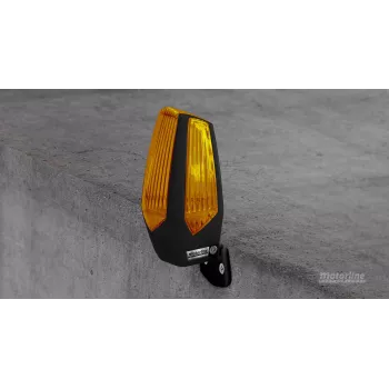 Motorline MP205 Orange LED-Warnleuchte 12-230V mit Halterung (001PLM10918012)