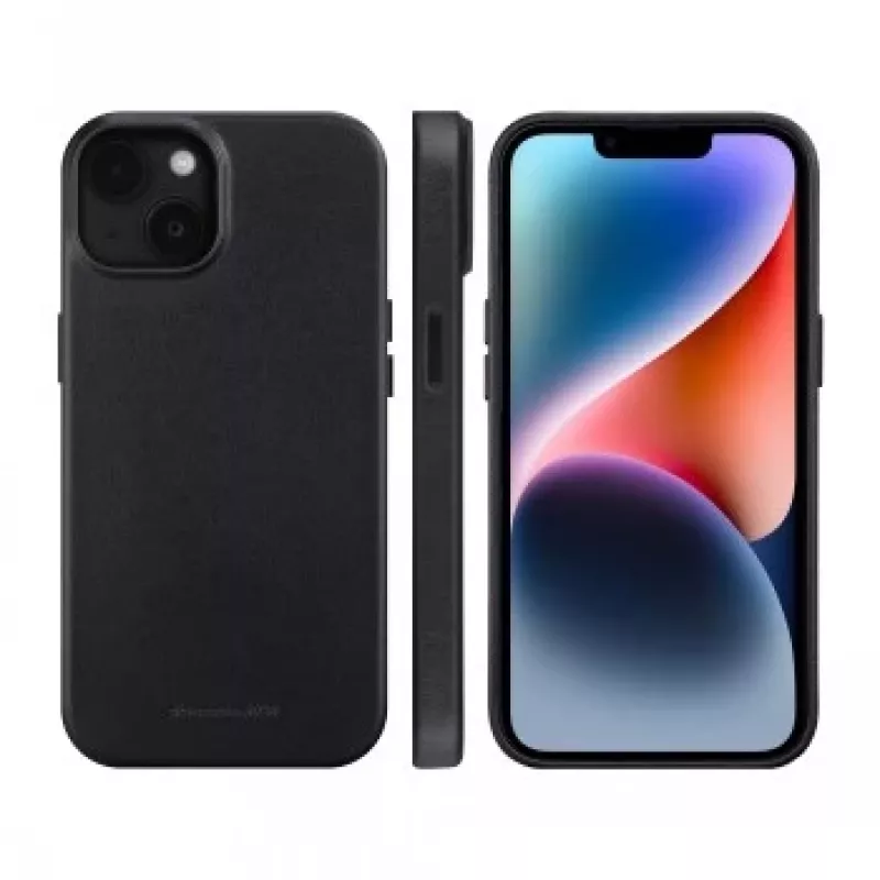 DBRAMANTE 1928 Roskilde MagSafe Back Cover für iPhone 14 – Schwarz