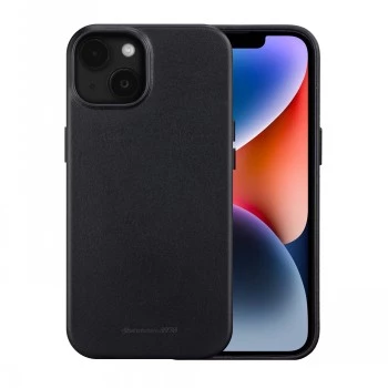 DBRAMANTE 1928 Roskilde MagSafe Back Cover für iPhone 14 – Schwarz