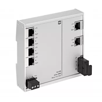 HARTING Ha-VIS eCon 2061GBT-AF Unmanaged Gigabit Switch, 6 Ports, DIN Rail