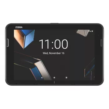 Zebra ET401 8 inch WUXGA Wi-Fi 7 Standard SE4100 Tablet - 64 GB, 6 GB RAM, Schwarz