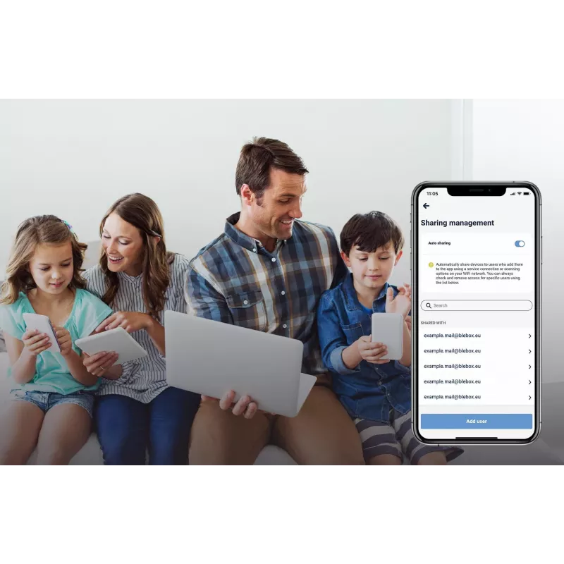 BLEBOX inputSensorQ WiFi 4-Input Modul