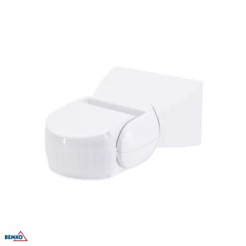 BEMKO PIR-Bewegungsmelder 1200W 180° IP65 Weiß