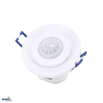 BEMKO PIR-Bewegungsmelder 800W 360° Weiß Unterputz