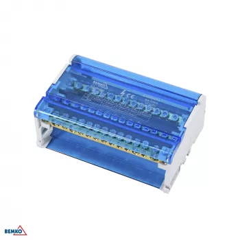 SCHELINGER Verteilerblock 60 Klemmen 4x15 (11x5,3mm + 2x7,5mm + 2x9,1mm)