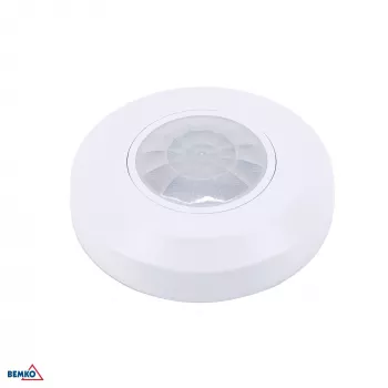 BEMKO PIR-Bewegungsmelder 200W/400W 360° Weiß