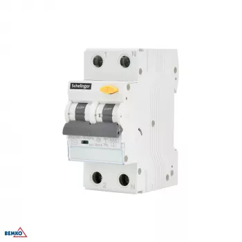 SCHELINGER RCBO 2P B 16A 30mA Typ AC Fehlerstrom-Schutzschalter mit Überstromschutz