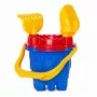 HEMAR Sand Castle Set Eimer Sieb Schaufel Rechen 4-teilig