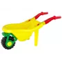 HEMAR Große farbige Gartenschubkarre Gelb 100L 150kg