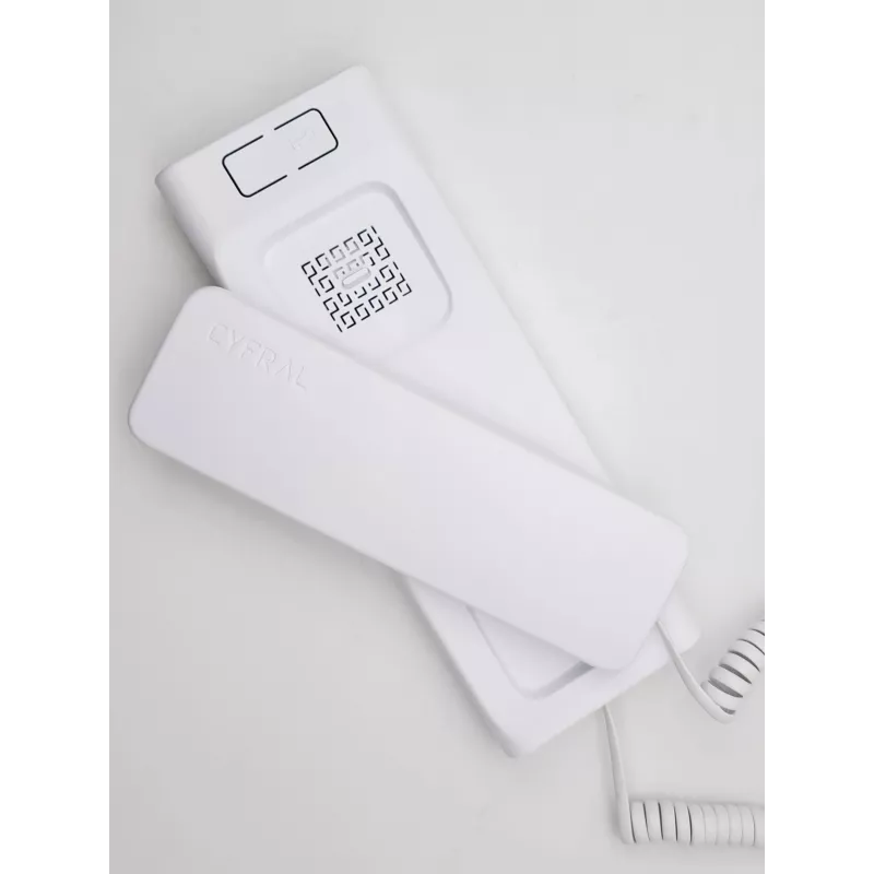 Cyfral Baltic D Weiß 2-Draht Digital Audio Intercom-Handset