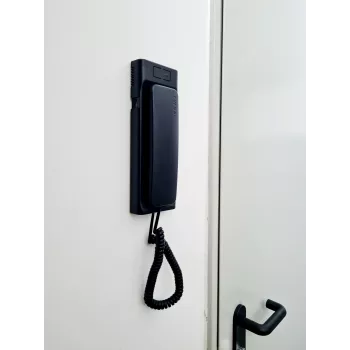 CYFRAL Baltic 5P Schwarz 4,5,6-Draht Audio-Gegensprech-Hörer