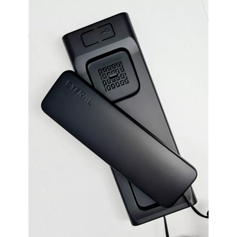 CYFRAL Baltic 5P Schwarz 4,5,6-Draht Audio-Gegensprech-Hörer
