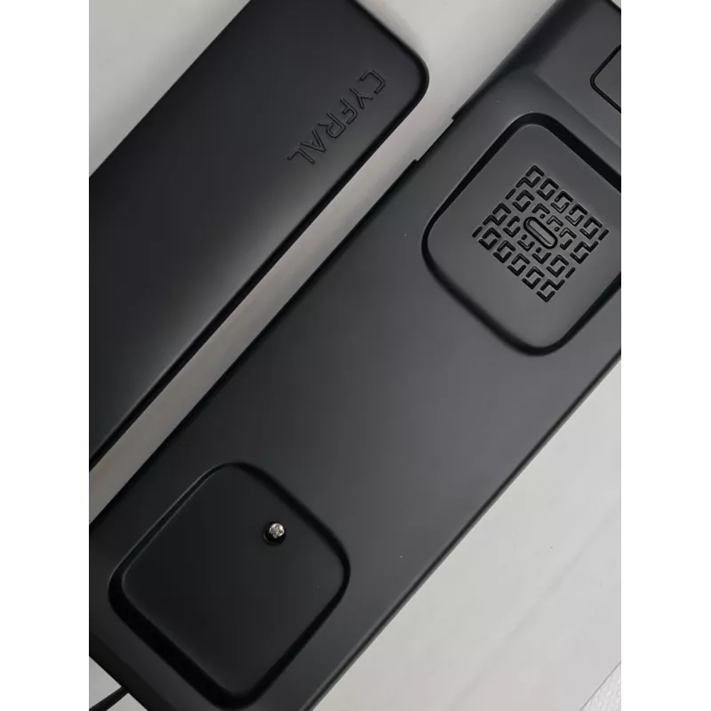 CYFRAL Baltic 5P Schwarz 4,5,6-Draht Audio-Gegensprech-Hörer