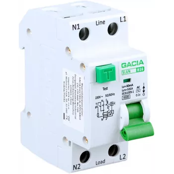GACIA SL6N RCBO 1P+N B16A 30mA Typ AC Fehlerstrom-Schutzschalter mit Überstromschutz