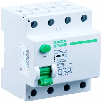 GACIA PR8NM 4P 63A 30mA Typ A Fehlerstromschutzschalter (RCD) 4-polig 63A 30mA