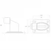 PSG 60.038 Torpuffer - EPDM-Gummi, Schwarz, 60x38mm