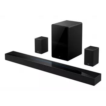 TCL Q85H PRO 5.1.2-Kanal Soundbar mit kabellosem Subwoofer, 660W, Dolby Atmos, DTS:X, Bluetooth 5.3, Wi-Fi, HDMI 2.1 eARC, AI Sonic Adaptation