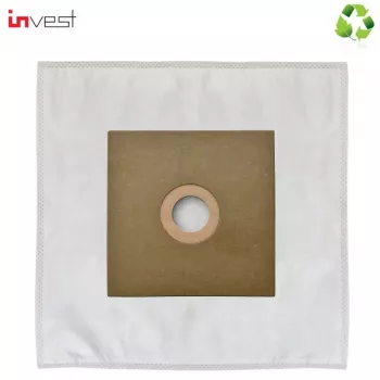Invest Eco Synthetische Universal-Staubsaugerbeutel mit Schneidegriff (4 Stück)