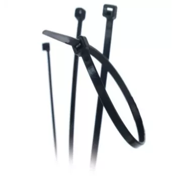 TRYTYT CV-250IW Schwarzer UV-Kabelbinder 250x3,6mm Nylon 6.6 (100 Stück)