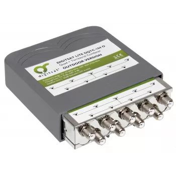 AXING SUMATOR DIGISAT QUAD+TV DQTC-104 Multiswitch 8 Satelliteneingänge 1 Terrestrischer Eingang 4 Teilnehmerausgänge