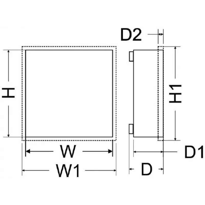 Pulsar AWO000PU Universelles Metallgehäuse, Weiß (RAL 9003), Wandmontage, 17Ah Batterieunterstützung