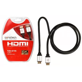 CONOTECH NS-015 2.1 8K HDMI-Kabel 1,5m Ultra High Speed 48Gbps Schwarz
