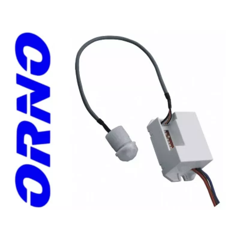 ORNO OR-CR-211 Miniatur-PIR-Bewegungsmelder, 230V, 120°, 6m, IP20, Weiß