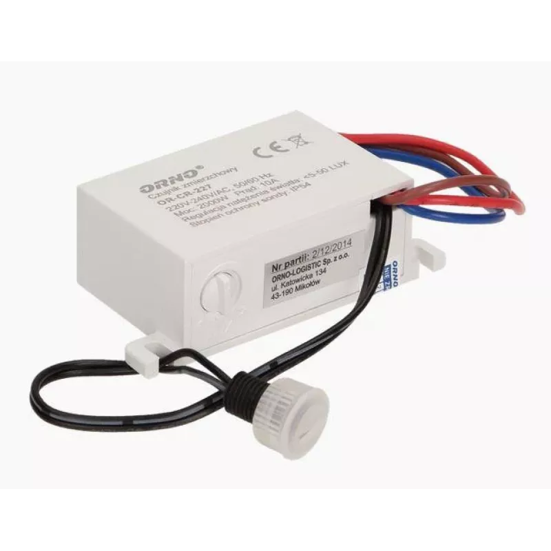 ORNO OR-CR-227 Dämmerungssensor MINI mit Außenfühler, IP54