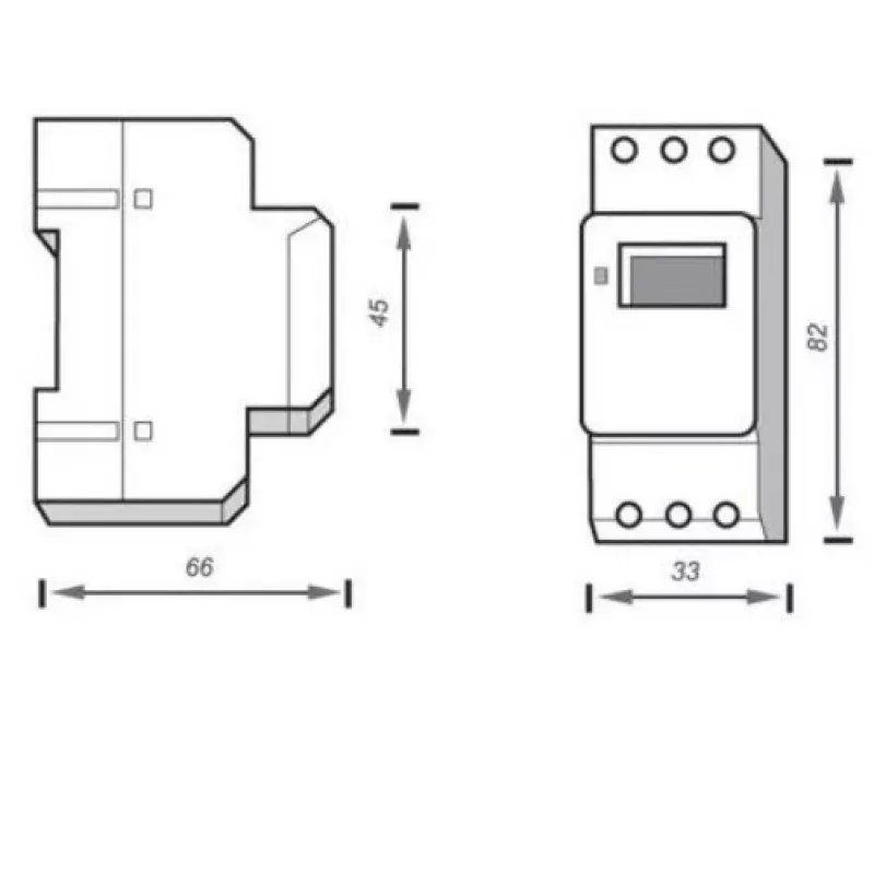 ORNO OR-PRE-414 Digitale Zeitschaltuhr, DIN-Schiene, 230V AC, 16A, 1 Kanal