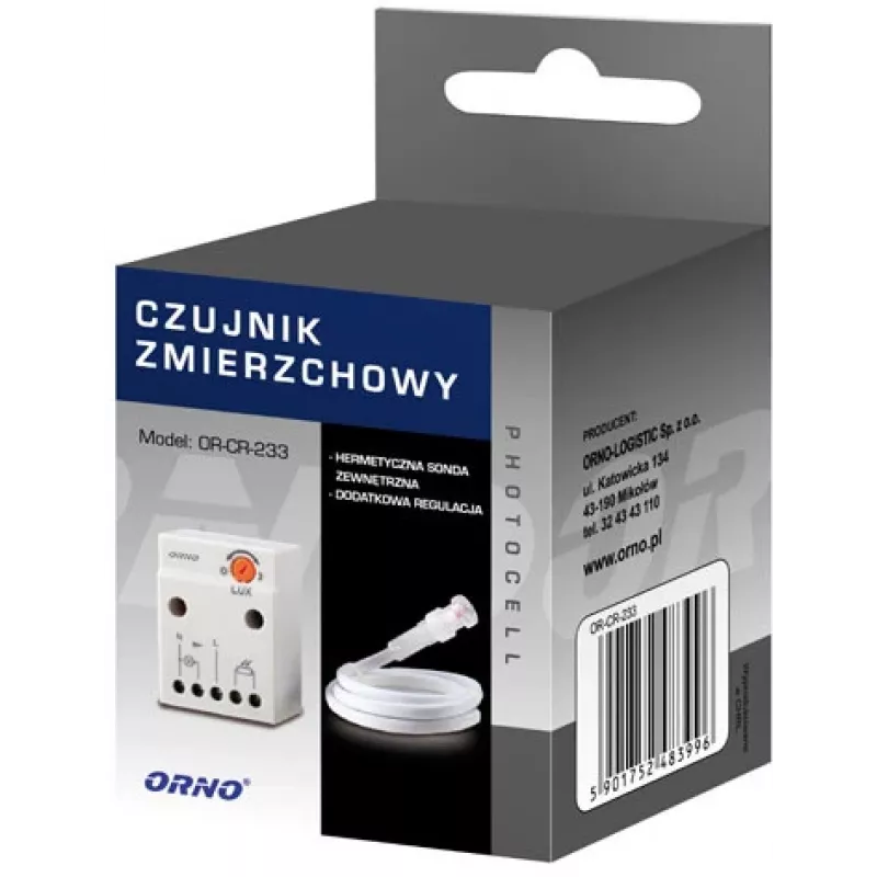 ORNO OR-CR-233 Dämmerungssensor mit Sonde