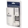 ORNO OR-MA-711 Außenalarmsirene mit eingebauter Sirene, 110 dB, 12V DC, Weiß