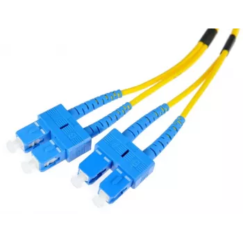 OPTIX Singlemode Duplex SC/UPC auf SC/UPC Glasfaser-Patchkabel 2m