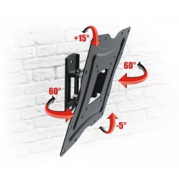 OPTICUM TV Mount AX FLEXI 13-42 inch Full-Motion Wandhalterung Schwarz