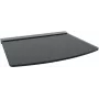 Red Eagle One Glasregal - Wandmontiertes ESG-Glasregal mit Stahlhalterungen, 350x250 mm, Schwarz