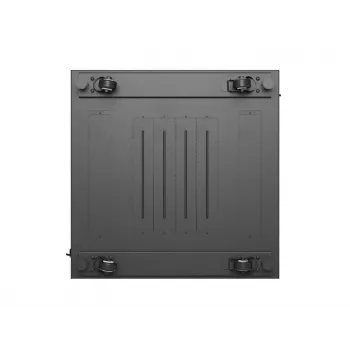 Lanberg 19 Zoll 18U 600x600 Schwarz Stand-Rack-Schrank mit perforierter Tür (Flat Pack)