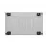 LANBERG 19 inch 42U Stand-Schrank 600x1000 mm Grau, gehärtete Glastür, LCD-Display, Flat Pack