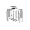LANBERG 19 inch 42U Stand-Schrank 600x1000 mm Grau, gehärtete Glastür, LCD-Display, Flat Pack
