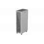 LANBERG 19 inch 42U Stand-Schrank 600x1000 mm Grau, gehärtete Glastür, LCD-Display, Flat Pack