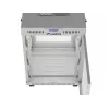 Lanberg 19 Zoll 15U 600x800 Grauer Standschrank mit perforierter Tür und LCD (Flat Pack)