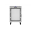 Lanberg 19 Zoll 15U 600x800 Grauer Standschrank mit perforierter Tür und LCD (Flat Pack)