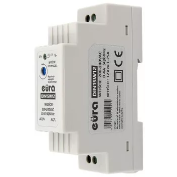 EURA DIN15W12 DIN-Schienennetzteil 12V 1,25A 15W