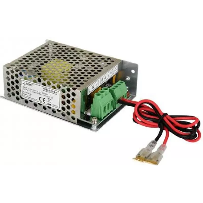 Pulsar PSB-12V3A 13.8V/3A Puffer-Netzteil, Einbau, 170-260V AC Eingang, 12-15V DC einstellbarer Ausgang, für 12V Blei-Akkus 7-40Ah