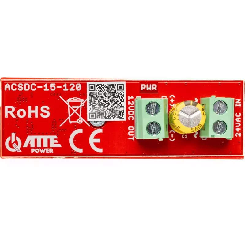 ATTE AC-DC Step-Down Converter 24VAC/12VDC 15A 120W ACSDC-15-120
