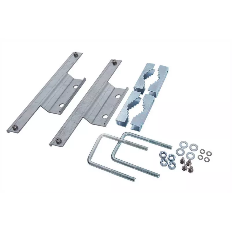 ATTE ADD-PMAALUXLM Pole-Mount-Halterung für ABOX-ALUXL-Gehäuse, Aluminium, Silber/Grau