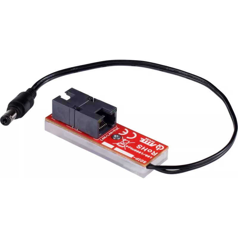 ATTE SDIP-12-124 Passiver PoE-Injektor 12V 24W Gigabit DIN-Schiene