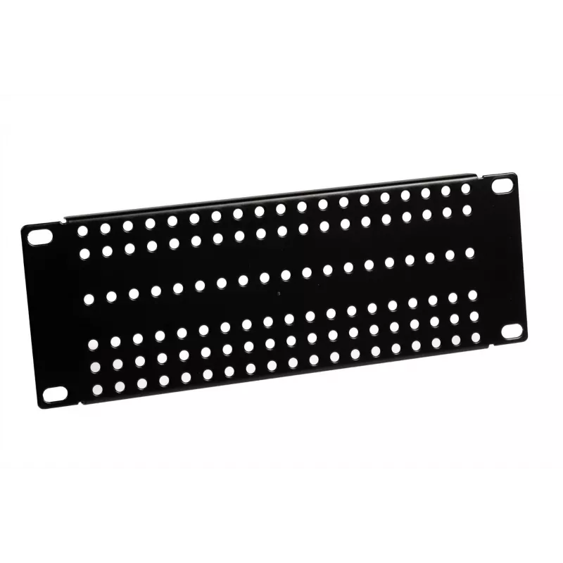 ATTE ADD-RACK10-2U1 10-Zoll 2U Rack-Montageadapter mit geraden Löchern, schwarz