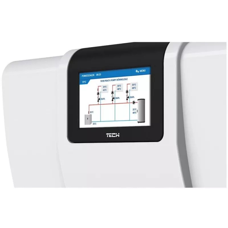 Tech Sterowniki I-3 Plus Heizungsregler mit OpenTherm, 3 Mischventilen & Solarunterstützung